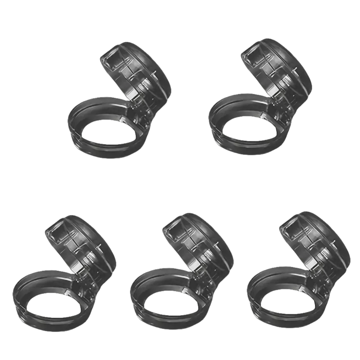 3/5pcs Transparent Oven Covers, Durable Plastic, With Easy-to-snap Fasteners, Suitable For Gas Ovens And Stoves, Stove Additions, Easy To Clean, In 2 Colors