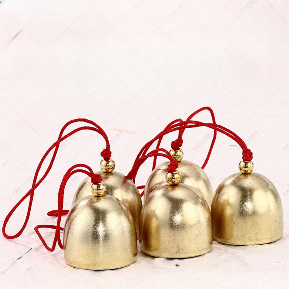 

5pcs- Antique Bells, Uncharged Metal Decorative Bells, For Wind Chimes, Pet Training, Holiday Decorations, Handmade, Garden Ornaments