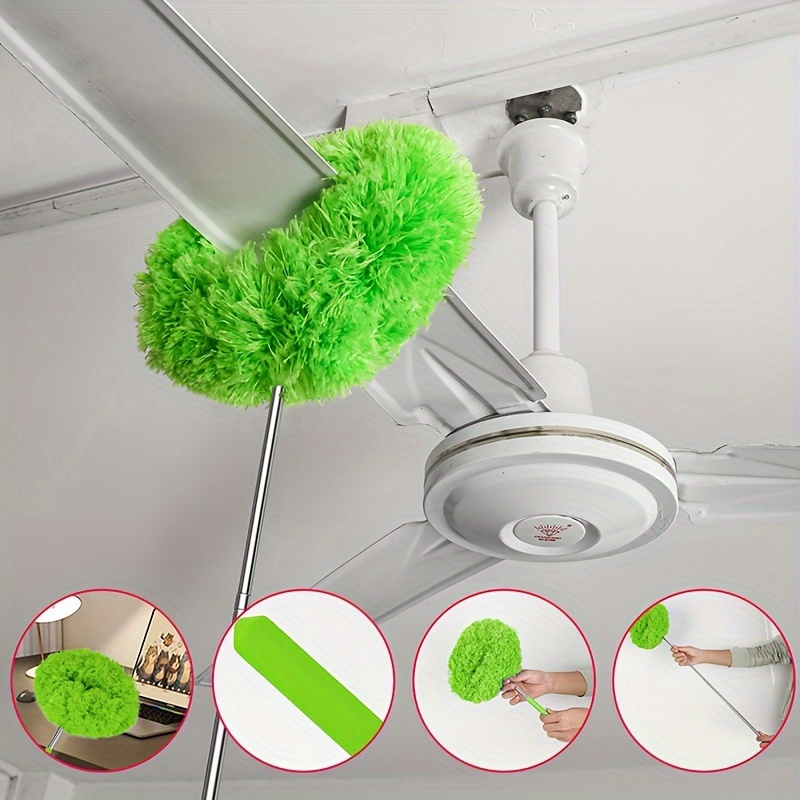 1pc dusting tool for home dusting bedroom living room car wall retractable microfiber cleaning brush for   of ceiling fans and high ceilings perfect christmas gift