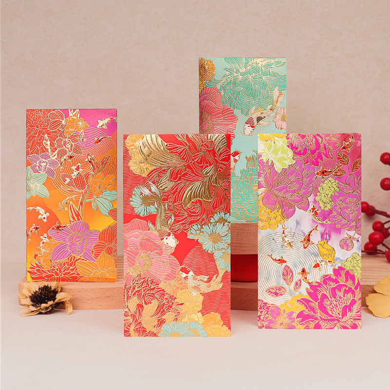 

18pcs Vibrant Floral Thank You Cards With Golden Accents - Elegant Paper For Weddings, Birthdays, & Celebrations, Greeting Cards