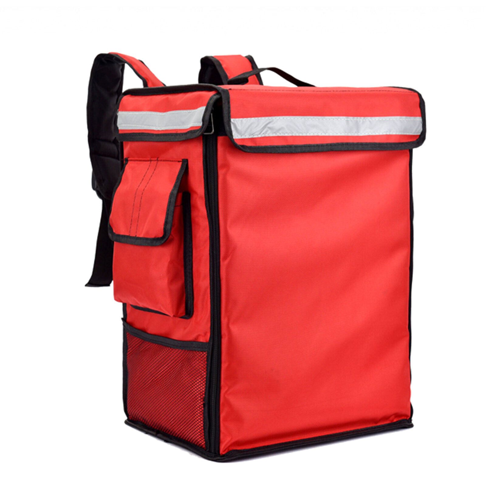 Waterproof Red Backpack with Safety Strip