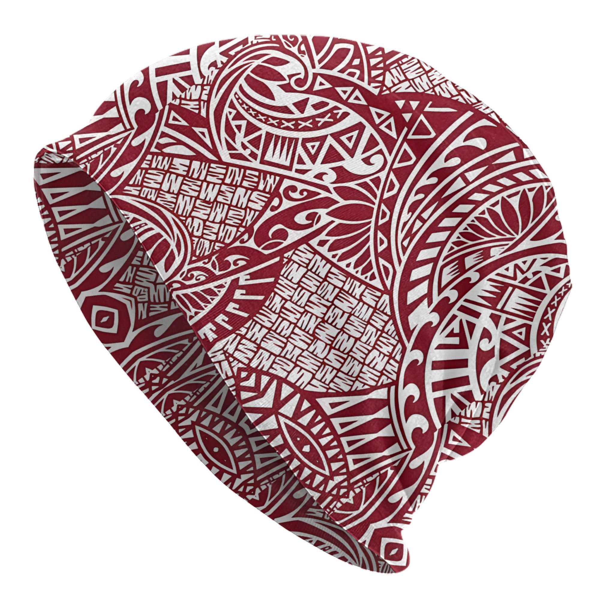 

1pc Samoa Men's Beanies Printed Chemotherapy Pile Outdoor Turban Breathable