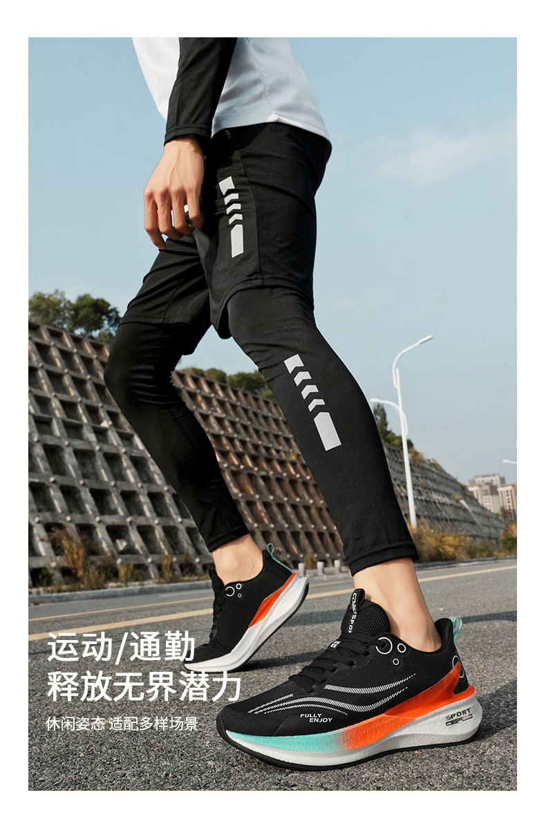 High-Quality New Color Popcorn Carbon Plate Running Shoes Sizes 36-44