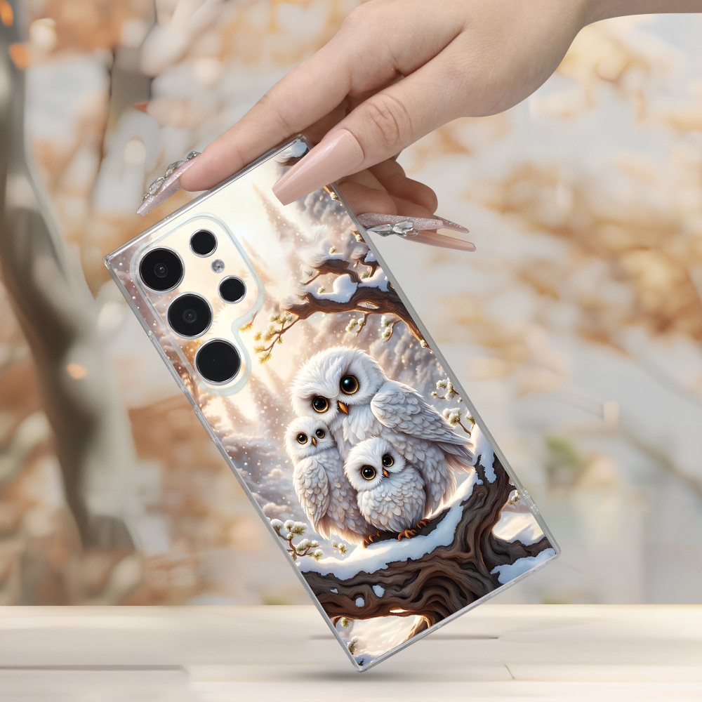 

Owl Attractive Theme Pattern Texture And For Galaxys20fe/s21fe/s23/s23ultra/s23plus/s23fe/a52/a54/a53/a14/a15