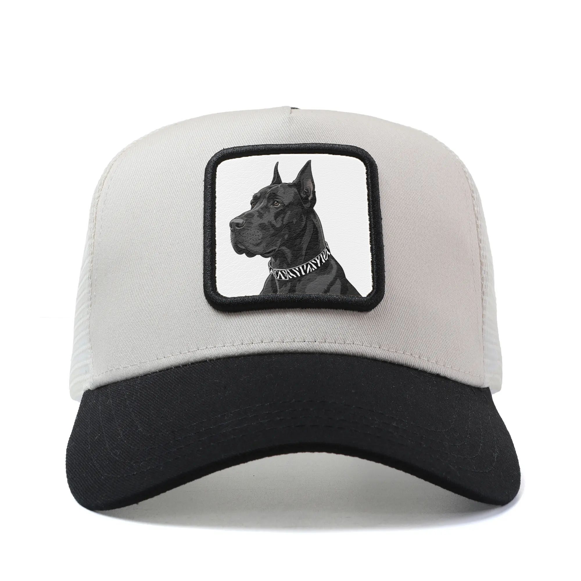 Moška in ženska baseball kapa, ribiška kapa z mrežastim hrbtom, črna velika psa z elegantnim ovratnikom, nastavljiva baseball trucker kapa, hip