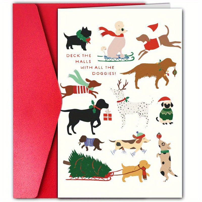 

Multipurpose Christmas 1pc - Dog Greeting For , Husband, , Mom, Dad, Son, , - Humorous