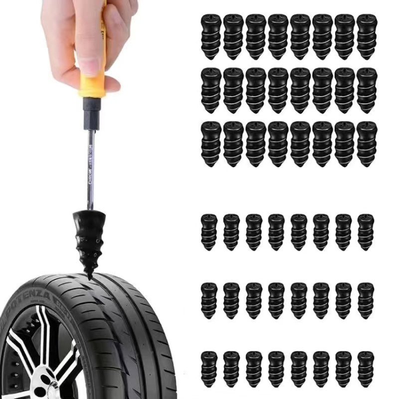 

20/40pcs Vacuum Tire Repair Nail Tire Puncture Screws Motorcycle Fitting Set Wheel Repairs Punctures Kit Patches For Car