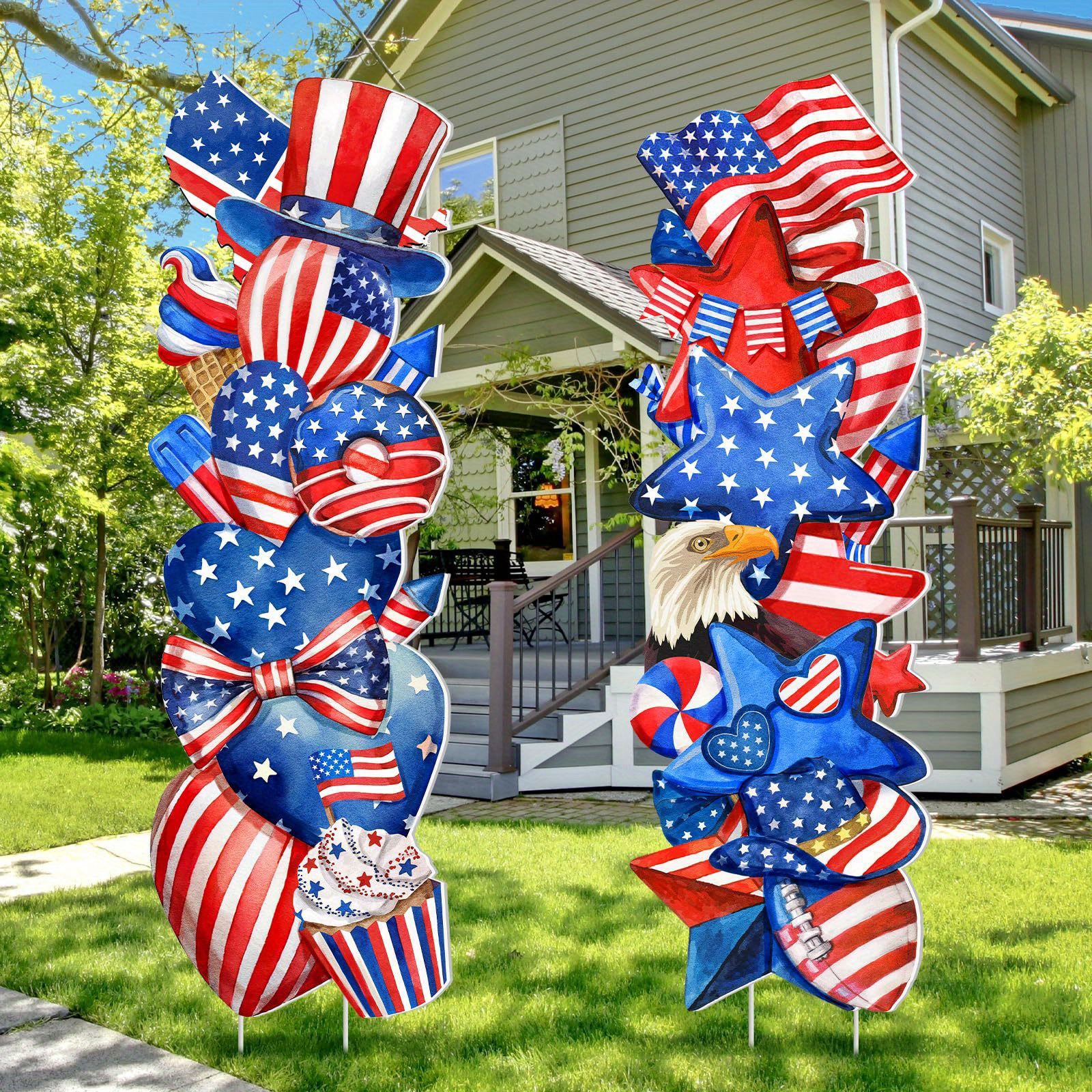 Veterans Banner Thank You Decorations - Patriotic Military Appreciation Party Decor Rear View Camera Display
