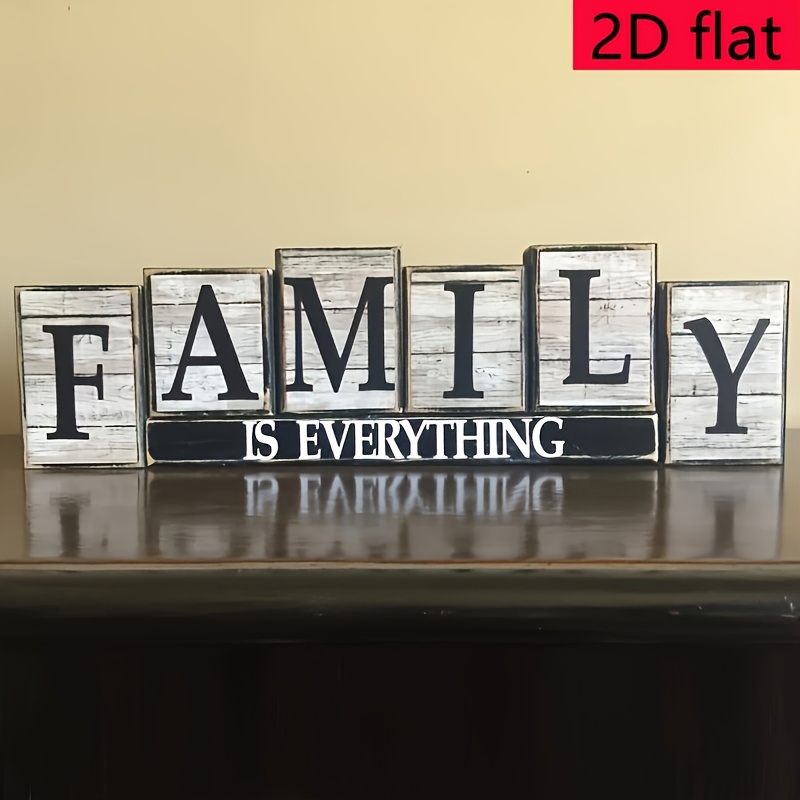 TEMU 2d Flat, 2d Flat Plane, 1pc, , Rustic Style Wooden Sign, Home And Fireplace Wall Decor, Holiday Wall Art, No Power Supply Needed, Bedroom