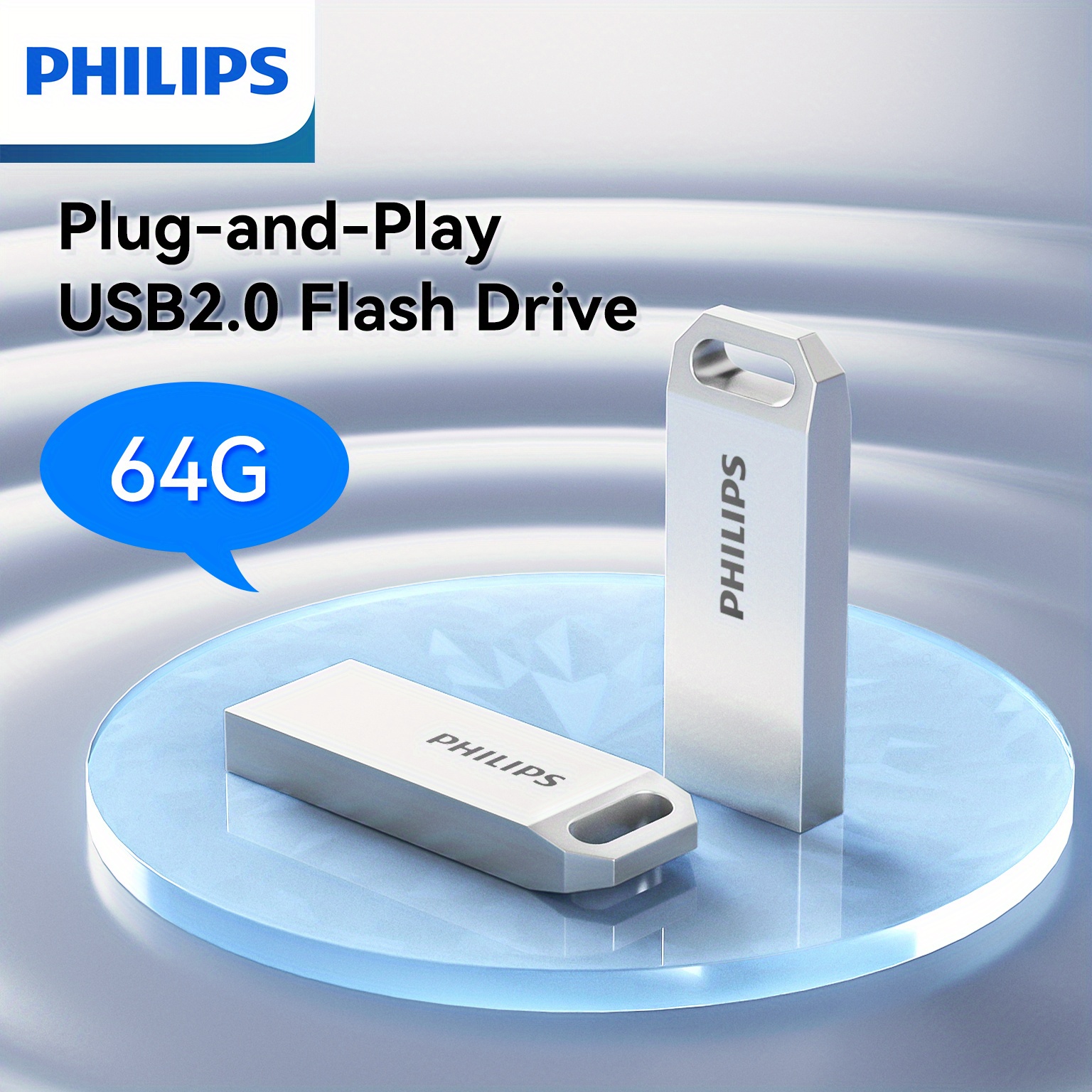 Image of The Usb 2.0 In Different Sizes And Is Compatible With Cars, Audio Systems, And Other Devices, Enhancing Your ! 8gb, 16gb, 32gb, And 64gb
