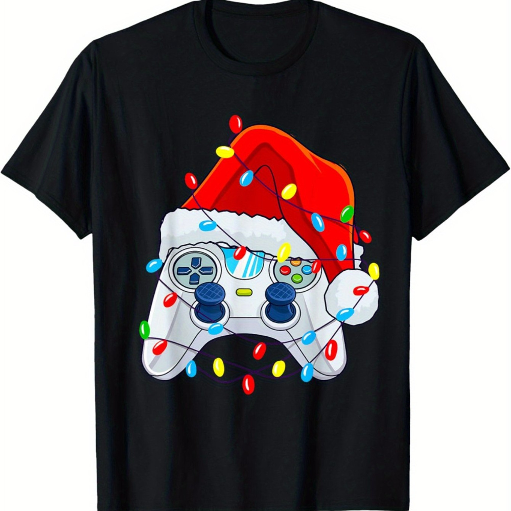 

Video Game Controller For , Soft Fabric, Breathable, Comfortable Short Sleeve Tees Summer, Birthday Gift To Teens