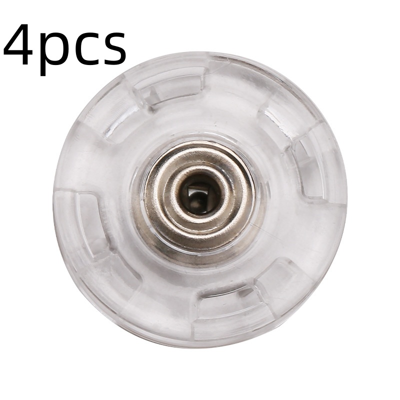 TEMU 4pcs Transparent Dark Buttons, Mother-child Buttons, Plastic Invisible Buttons, Knitted Coat, Windbreaker, Snap Buttons, Round Hand-sewn Buttons