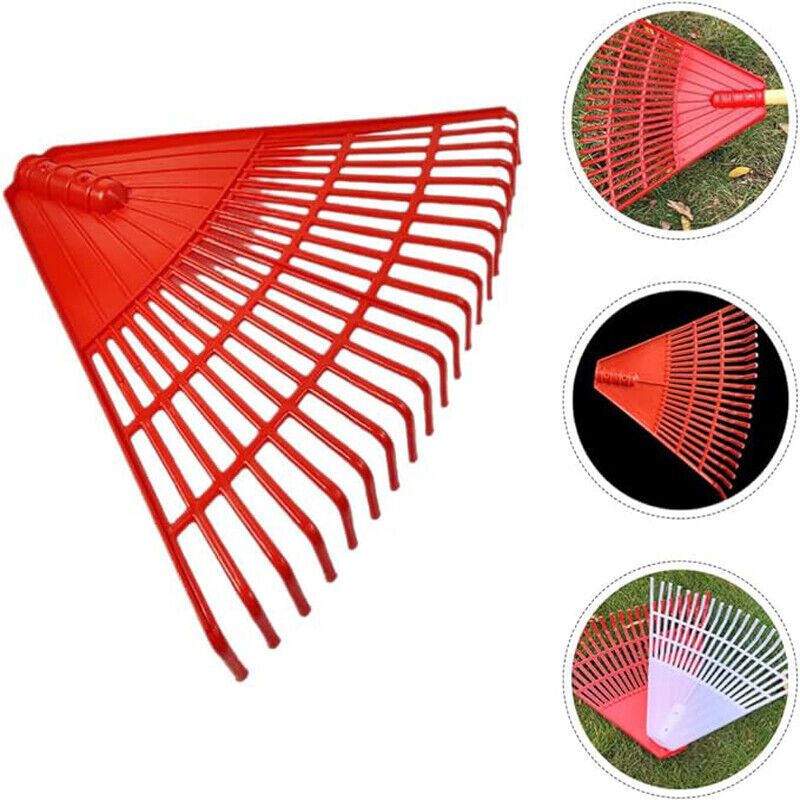 TEMU Plastic Rake Head Shrub Grass Rake Garden Rake Head Grass Clean Tool