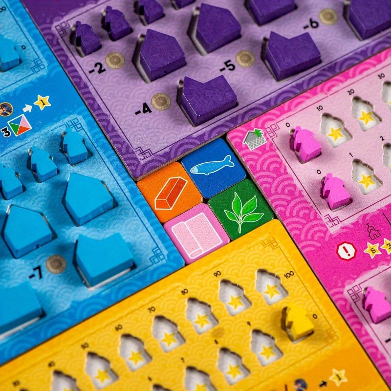 Yokohama Strategy Board Game Worker Placement Set in Japan 2 to 4 Players 90 Minutes Ages 14+