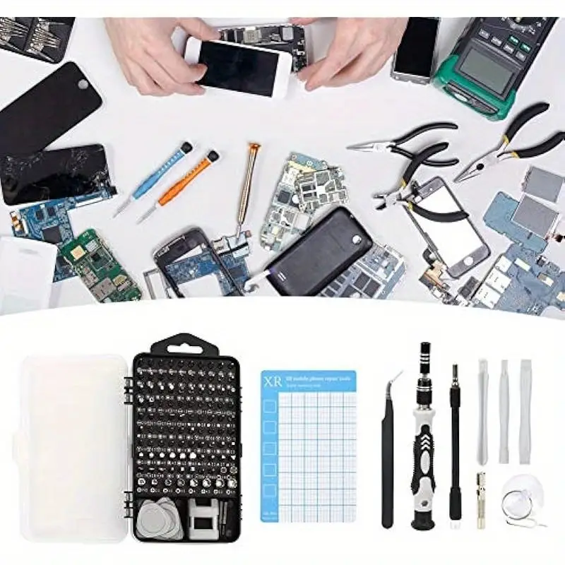 119in 1 crv screwdriver set essential toolkit for mobile and computer repairs for tech enthusiasts Product details 3
