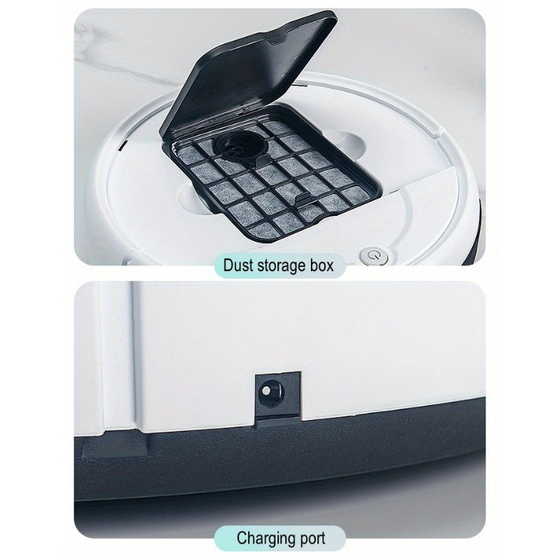 3-in-1 Robot Vacuum Cleaner with Tangle-Free Suction, Automatic Self-Charging, Multi-Purpose for Floor Cleaning, Pet Hair, Paper & Garbage - Fast Charging, Powerful Cleaning, USB Powered, Vacuum Cleaner Robot, Home Cleaning Aid, Modern Home Robot, Durable Plastic Body, Robust Construction 7 3-in-1 Robot Vacuum Cleaner with Tangle-Free Suction, Automatic Self-Charging, Multi-Purpose for Floor Cleaning, Pet Hair, Paper & Garbage - Fast Charging, Powerful Cleaning, USB Powered, Vacuum Cleaner Robot, Home Cleaning Aid, Modern Home Robot, Durable Plastic Body, Robust Construction - Image 7