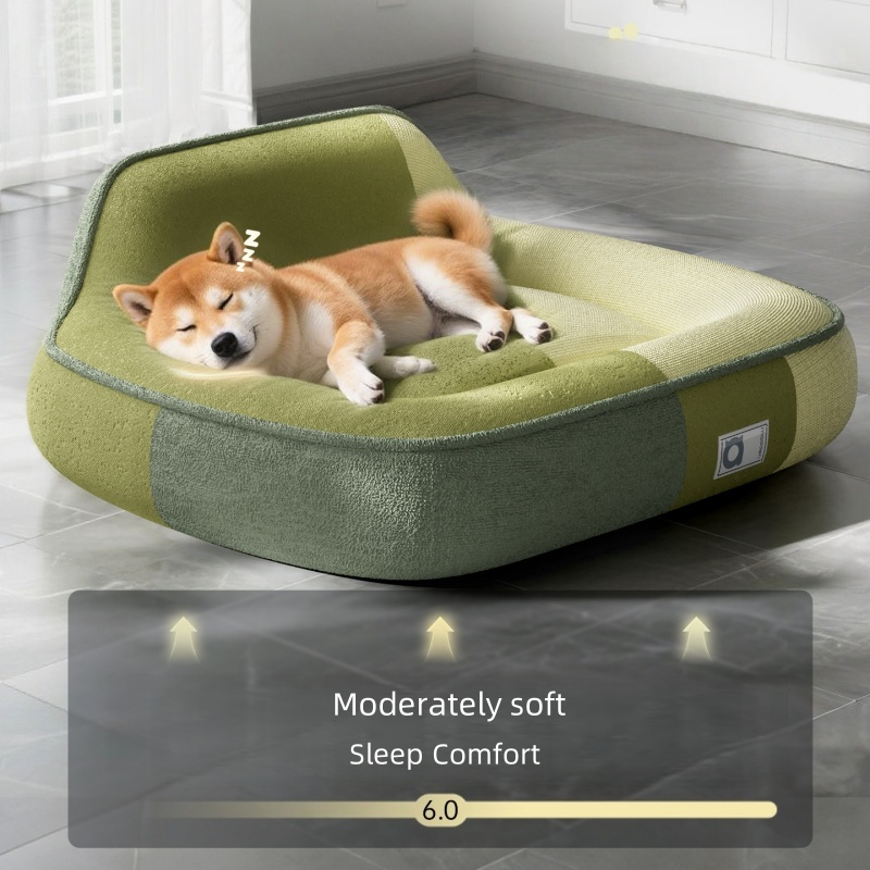 dog sofa bed removable washable cover soft pet bed with cushioned interior   couch for small medium dogs easy clean indoor outdoor use   Product details 0