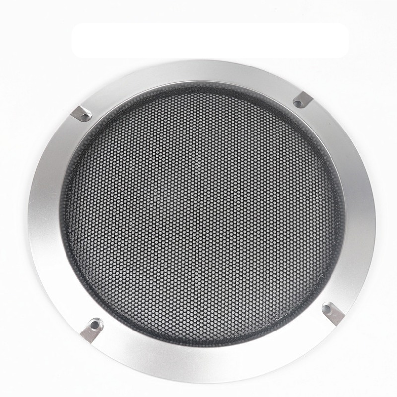 TEMU 1pc Durable Metal Enclosure For 2" To 10" Speakers Mesh Speaker Grille - For Home Audio & - Suitable For Diy Enthusiasts & Audiophiles - Great