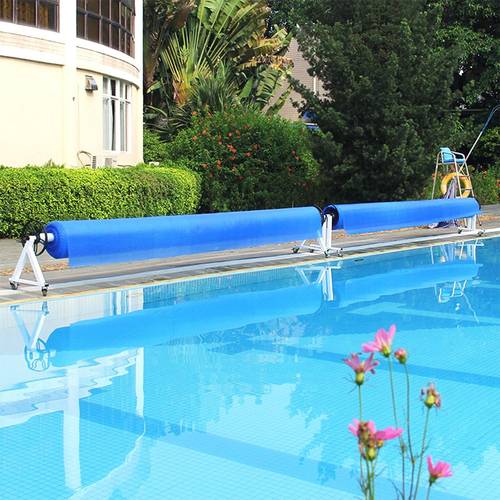 20ft x 40ft rectangle pool solar blanket cover 12mil heating retaining blanket uses sun to heat in ground and above ground swimming pools blue solar pool hot tub blanket cover