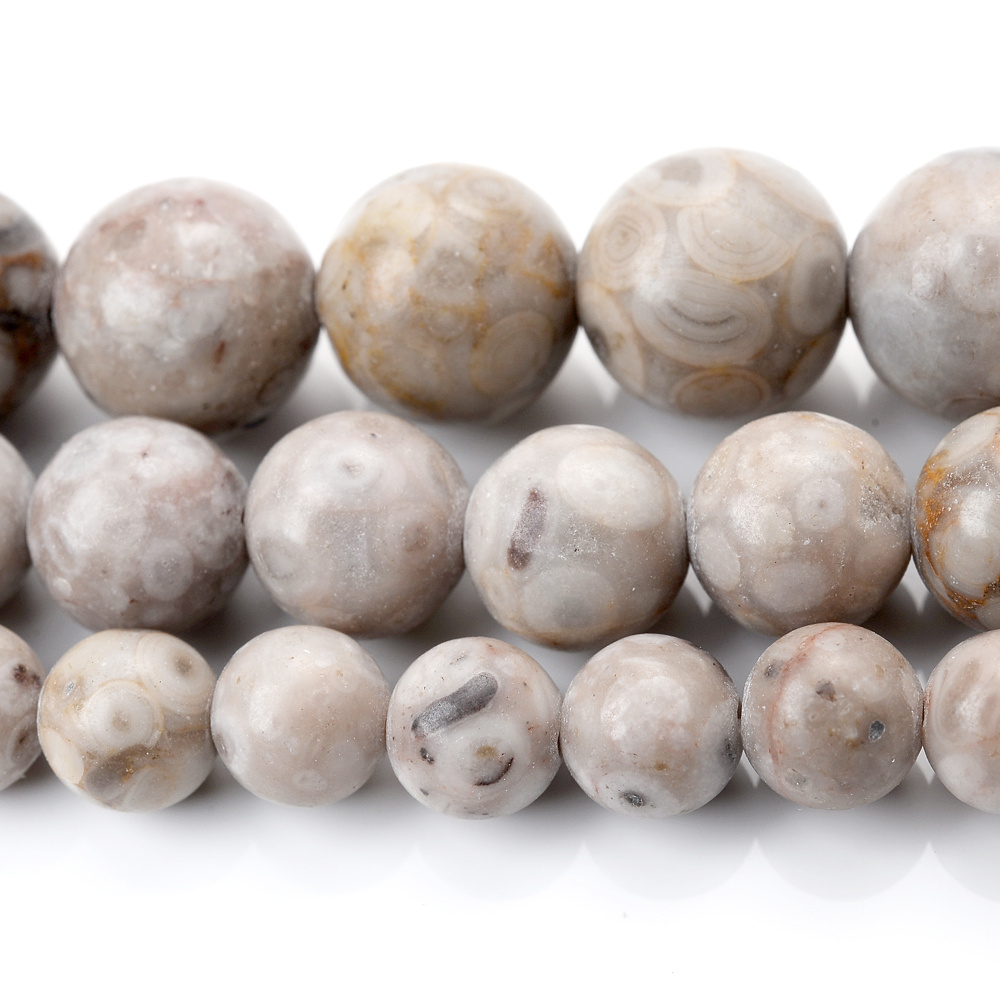 TEMU 4/6/8/10/12mm Natural Stone Beads Coffee Color Maifanite Stone Loose Spacer Beads For Making Jewelry Such As Bracelets, Necklaces, Earrings, Diy