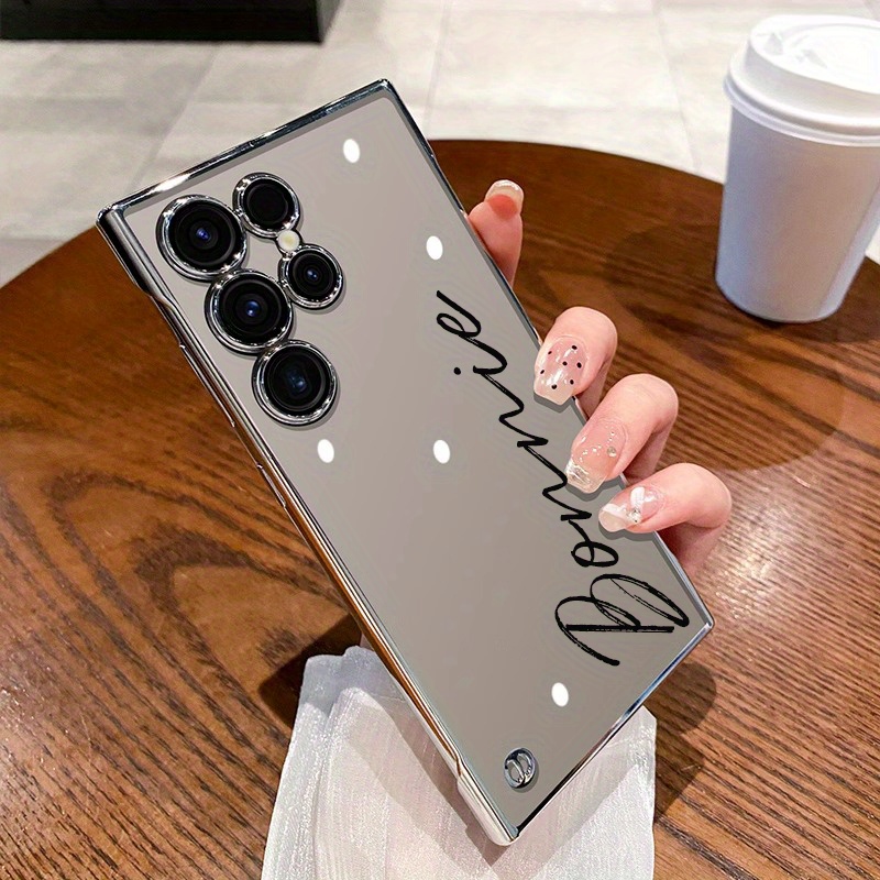 TEMU Custom Diy Text Ultra-thin Case For Galaxy S25 Ultra, S24 Ultra, S23 Ultra, S22 Ultra