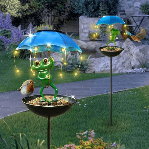 . hof-rasenpflock- -dekoleuchte im neuen stil, solar-statuenlampe, vogelfutterstation für den außenbereich, dekorative außenbeleuchtung, gartendekoration, für wege, rasenflächen, innenhöfe, bauernhöfe, teiche, landschaften, balkone, gehwege terrassenbeleuchtung