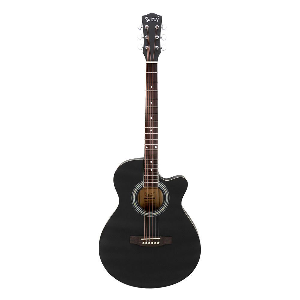 40-Inch GT501 Cutaway Folk Guitar with Spruce Top in Burlywood End... product image 3