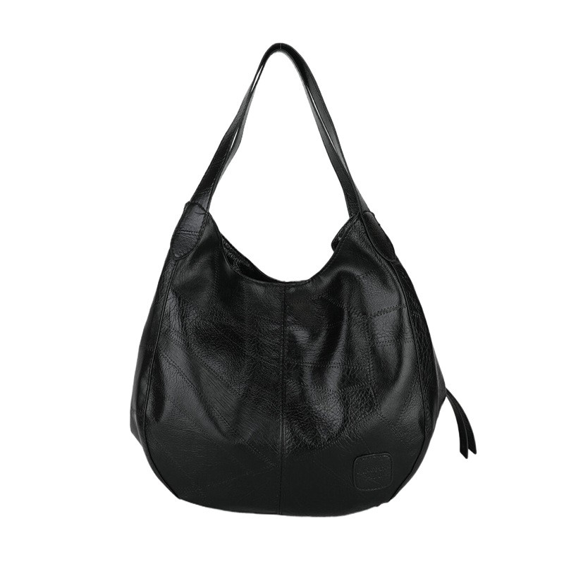 TEMU Women Designer Pu Shoulder Bag Large Capacity Ladies Handbag Hobo Tote