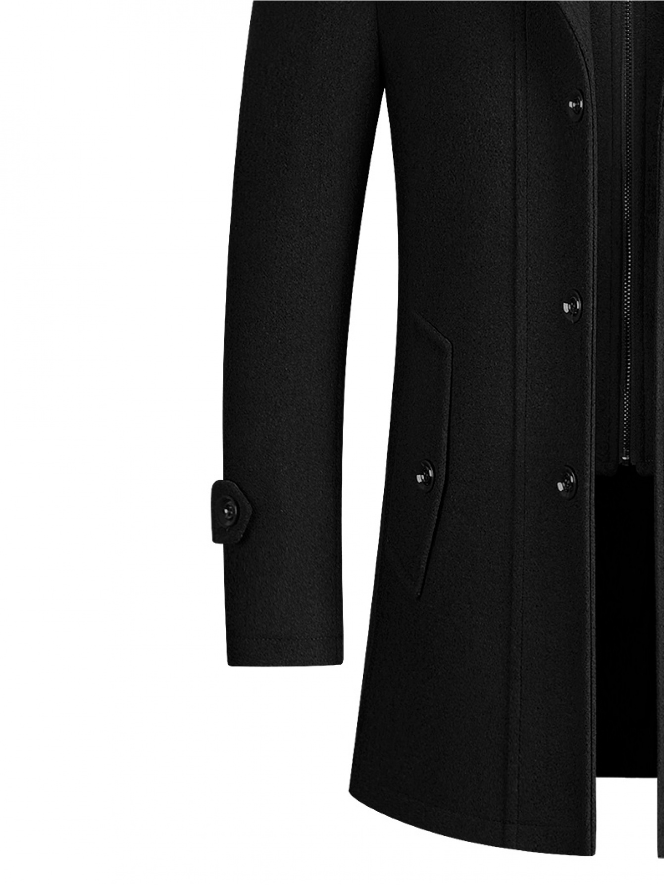new autumn winter mens coat length tweed european - Temu Germany