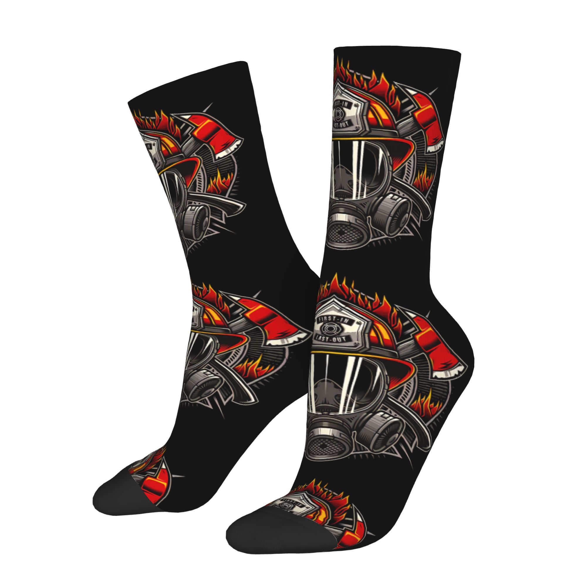 

Themed Novelty Crew Socks - Cozy, Breathable Polyester For Winter &