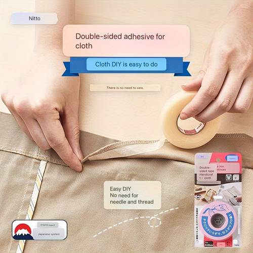 extra long seamless hem tape 196 85 inches trouser legs double sided fabric tape white no ironing required for pants and clothing edges edge tape double sided seamless bonding suitable for 11 occasions