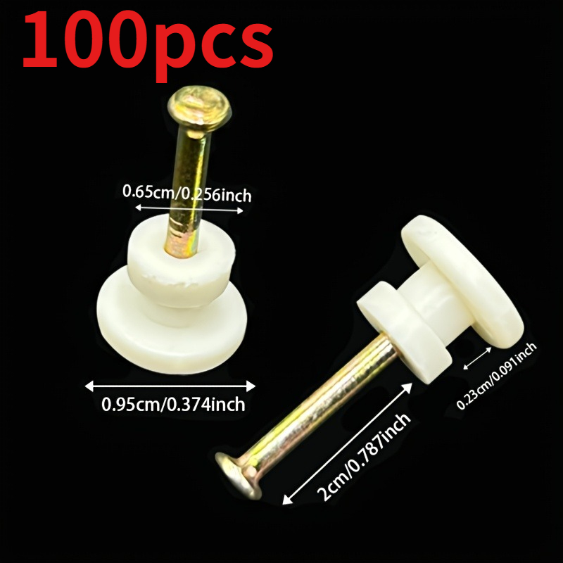TEMU 100pcs Large Seamless Wall Hooks, Frame Hooks, No Drilling Required, Suitable For Living Room Decoration, Photo Walls, Wedding Photo Walls, And