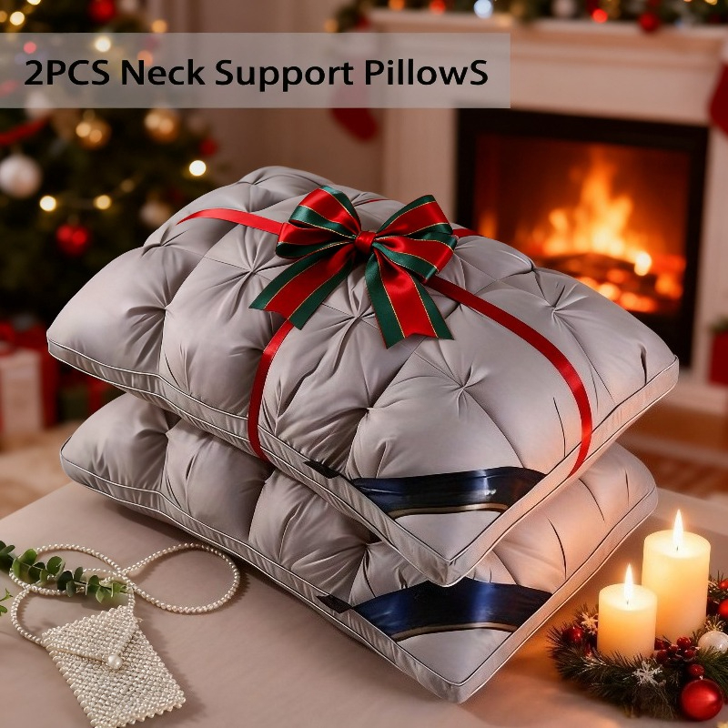 E-shop 2025 Extra Große Luxus Hotel-Qualität Kopfkissen - 100% Polyester Bezug & Weiche Alternative Füllung, Ergonomische Unterstützung für