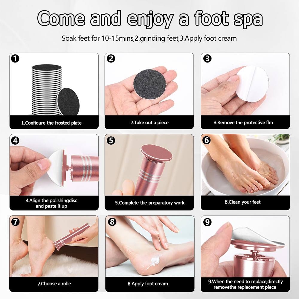 Rechargeable Foot Care Tool - Electric Callus Remover/Foot Polisher/Foot Beauty Tool, Holiday Gift for Women/Men - Christmas/Valentine's Day 16 Rechargeable Foot Care Tool - Electric Callus Remover/Foot Polisher/Foot Beauty Tool, Holiday Gift for Women/Men - Christmas/Valentine's Day