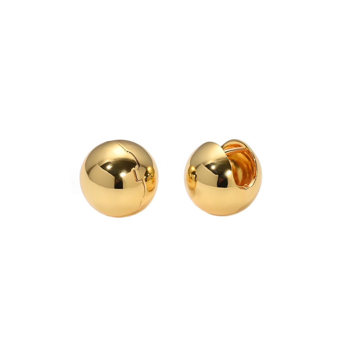 3pcs Set Trendy Sphere Stud Earrings for Women