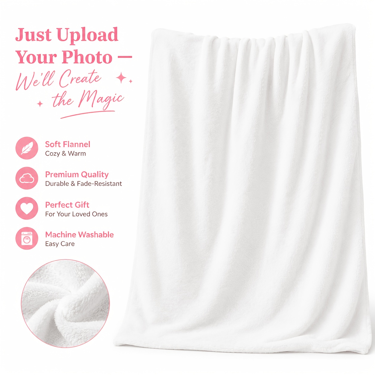 Special Custom Blanket, Soft and Warm, Personalized Gift