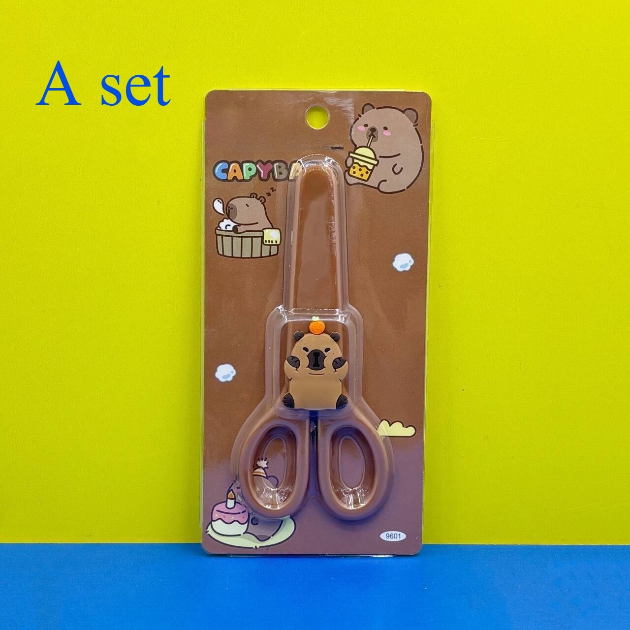 TEMU Un set di forbici di Setcapybara 癡 per l'uso , forniture per ufficio, cucito, progetti artistici, materiale scolastico e ideali come regali