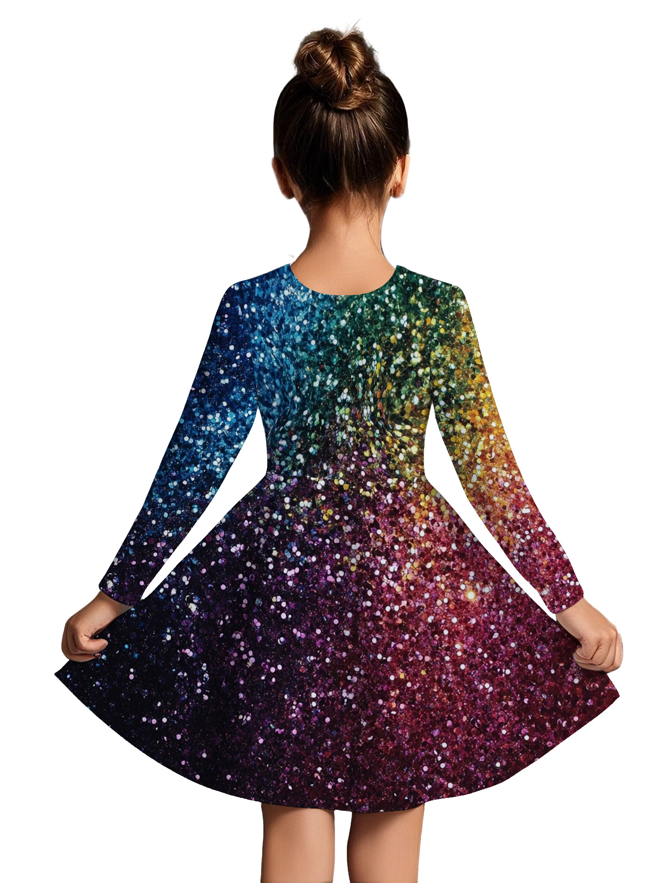 slim fit dress slacks Smak Parlour 1960s Rainbow Ombre Sequin Downtown Scene Mini Dress – Unique  Vintage main image 0