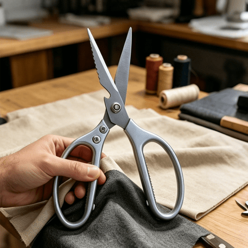 a set of stainless steel scissors sharp and durable versatile suitable for office kitchen supplies no assembly