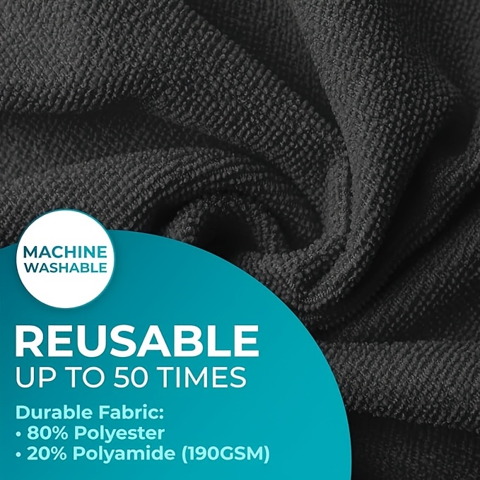 1 Rolă de prosoape reutilizabile din microfibră multicoloră, ambalate individual și cu design detașabil, absorbție puternică a apei și uscare rapidă, potrivite pentru curățarea bucătăriei, a băii și ștergerea, exterior, RV și peste 50 de alte medii