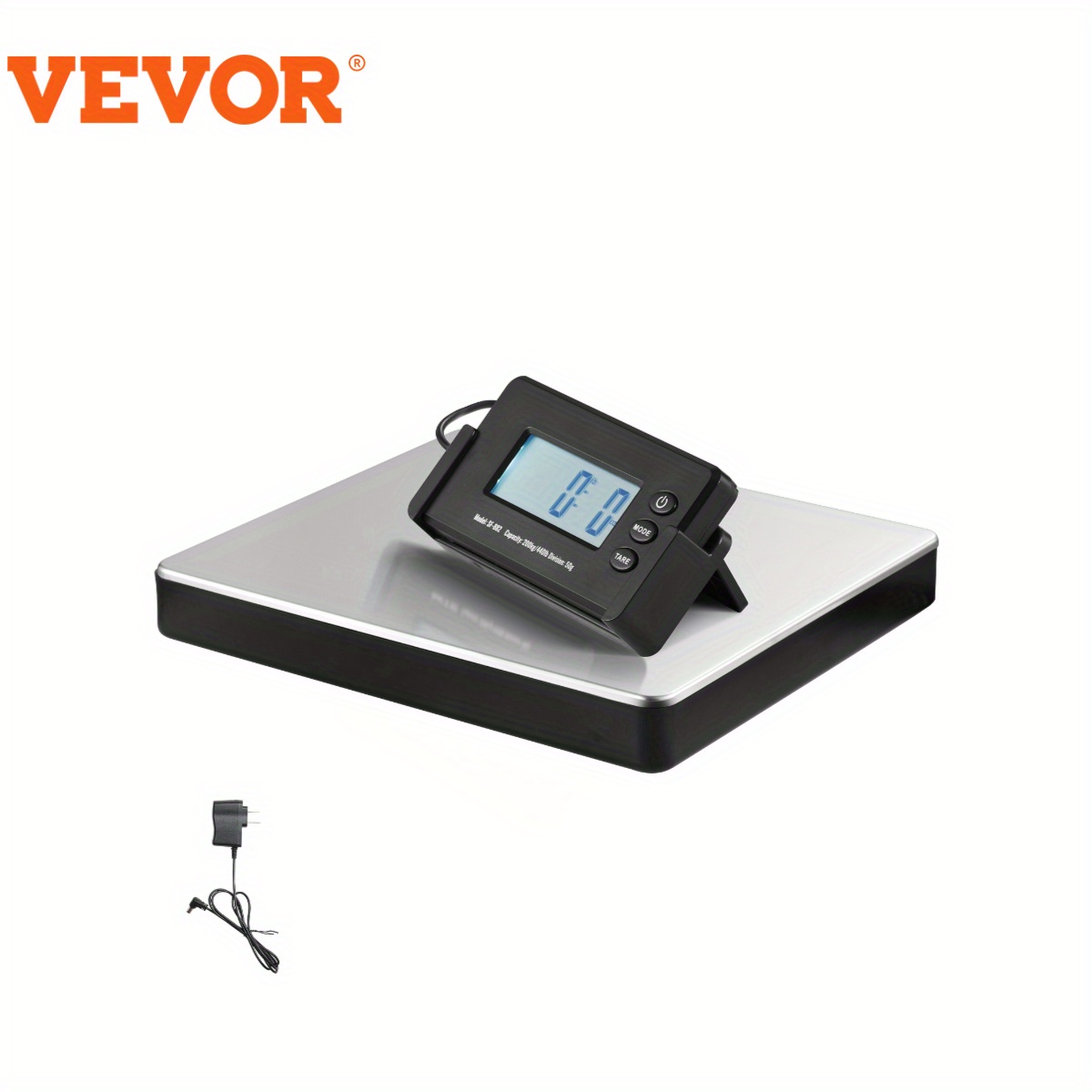 

Vevor Scale, 440 Lbs X 1.7 Oz. Heavy Duty Postal Scale With Timer, , Hd Lcd Screen Portable Package Scale For Luggage, Home, , Powered, Fcc