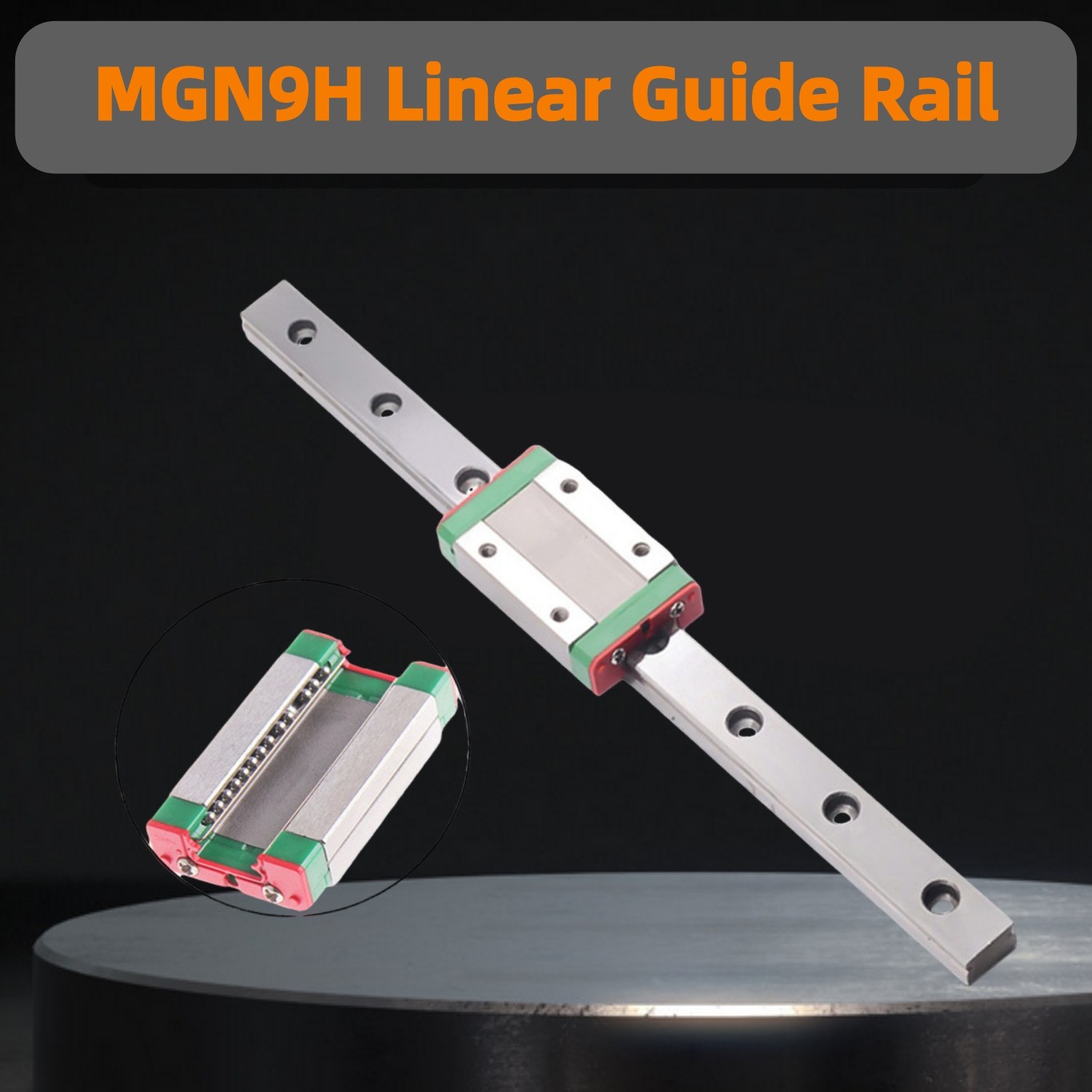 HGR20 Slide Rails HGR20 Linear Guide Rail Kit - 600mm Slide Rails With ...