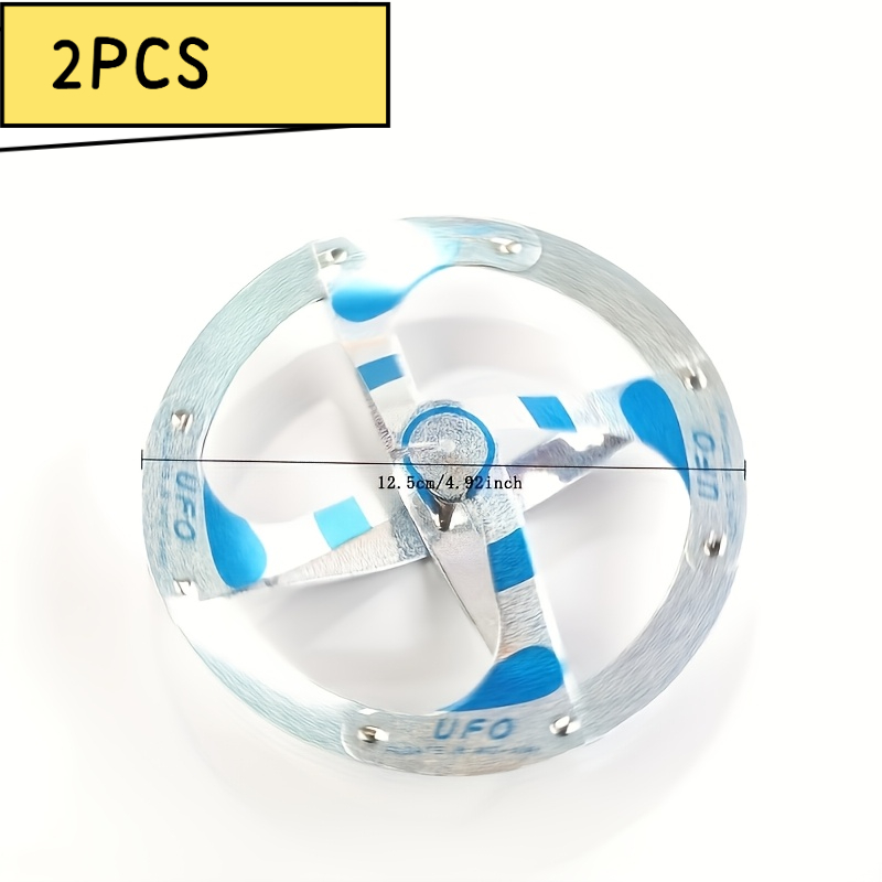 TEMU 2pcs Anti-gravity Ufo Levitation Plates - Levitating Saucer Suitable For Indoor/outdoor Parties, Self-assembly Stable Hover Effect, No