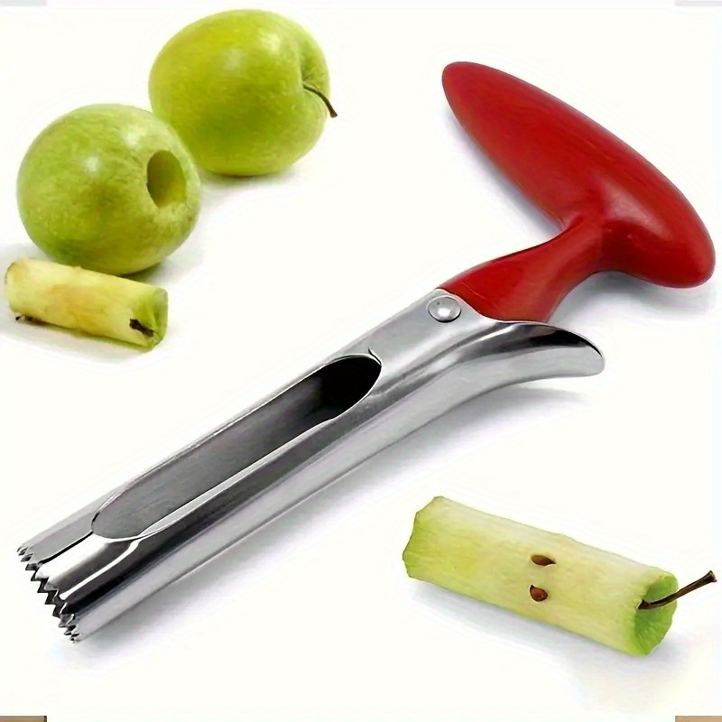 

Steel Corer Ergonomic , Sharp Serrated , & Portable Remover For , , Peppers, - To Tool