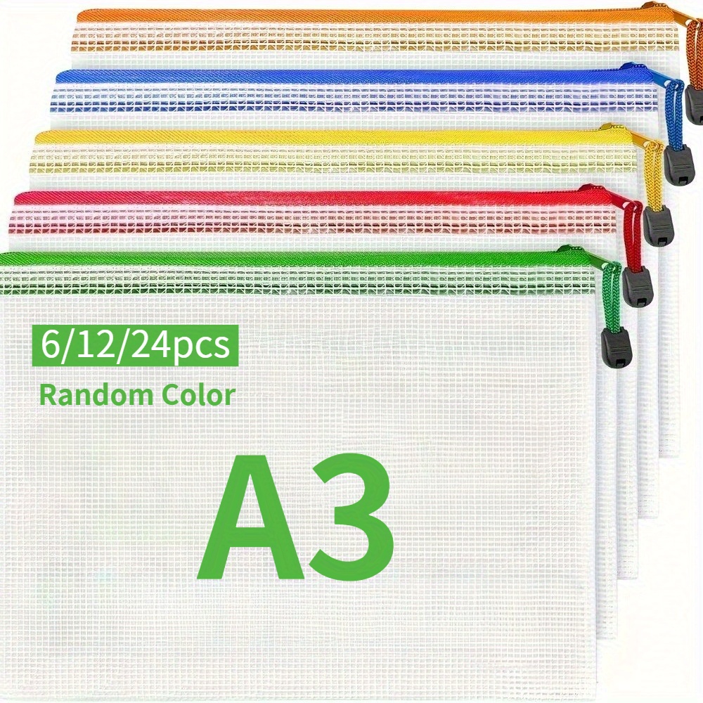 a3 file bag sold on Temu United States