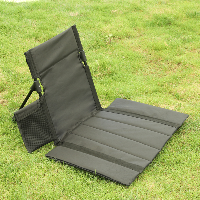 Portable Folding Chair with Thick Cushion, Outdoor Travel & Camping