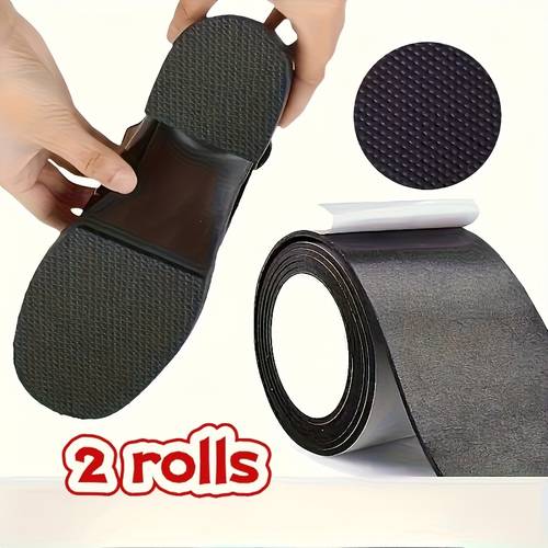 2 rotoli di adesivi antiscivolo per di scarpe, cuscinetti spessi e resistenti allusura per di scarpe con tacco , sneakers e sandali, accessori per scarpe tagliabili