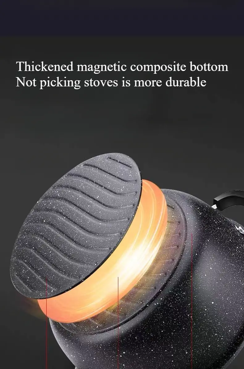 1шт чугунная антипригарная кастрюля майфан с двойной ручкой универсальная плита совместима с газовой плитой посуда и детали 2