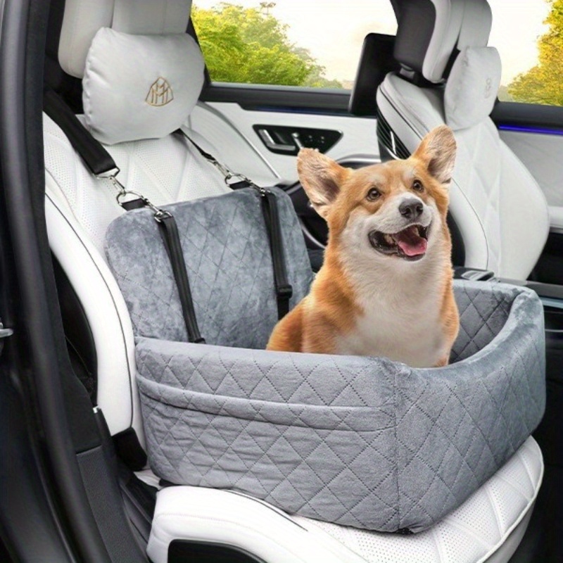 Deluxe Stylish Pet Car Seat for Small & Medium Dogs