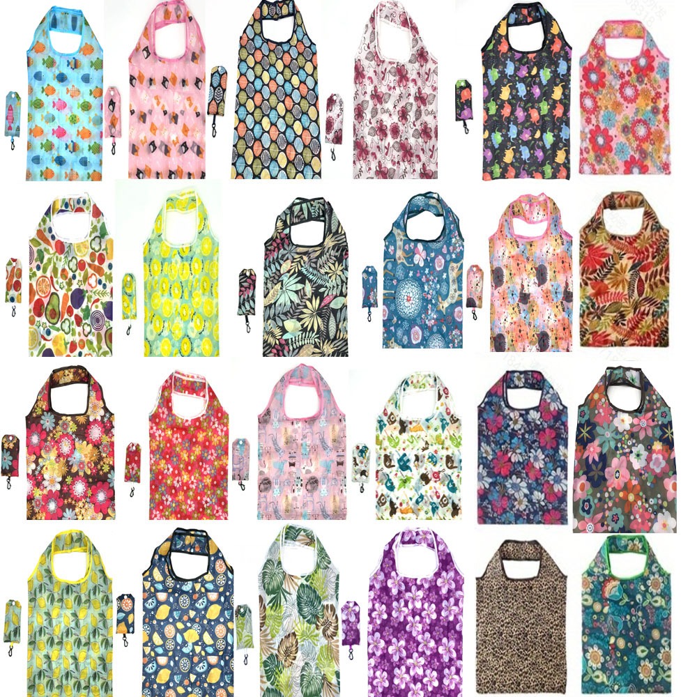 6/12 pachet geantă de cumpărături pliabilă, genți de cumpărături reutilizabile, geantă de cumpărături pliabilă, geantă portabilă pentru cumpărături, geantă de mână, casual pentru cumpărături, călătorii, zilnic 2